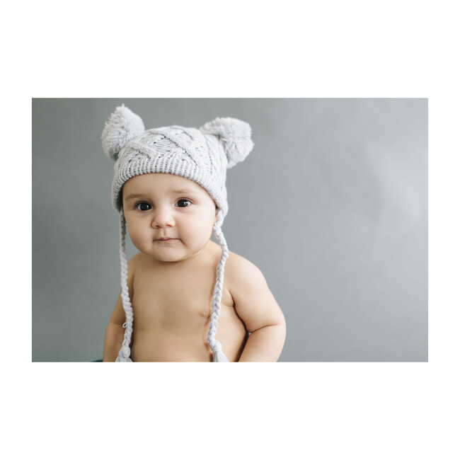 Quinn Cable hat, Gray