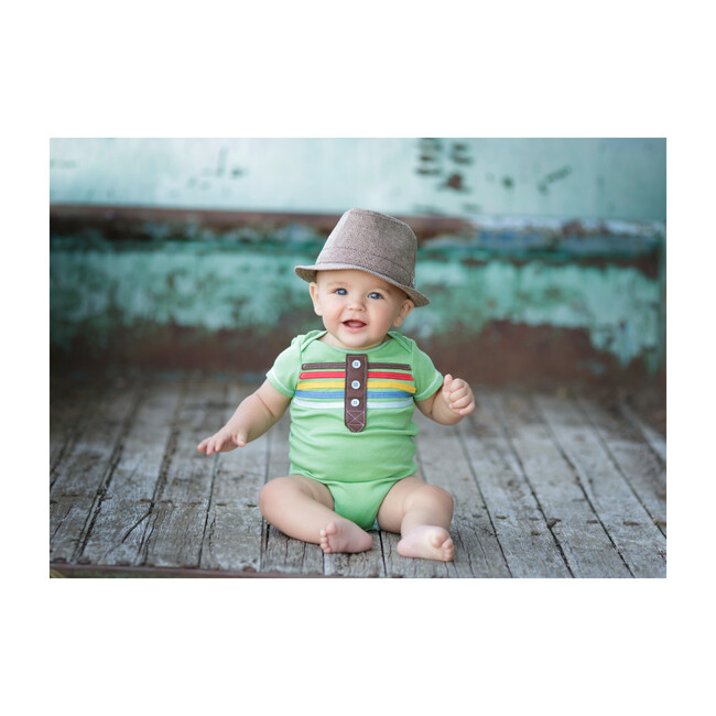 Carson Tweed Fedora, Tan
