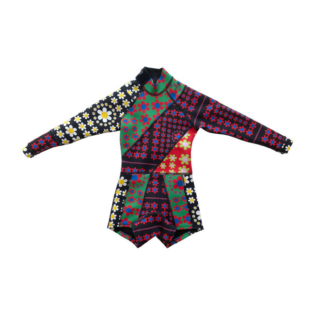 Mia Daisy Patchwork Kid Wetsuit, DSBMT