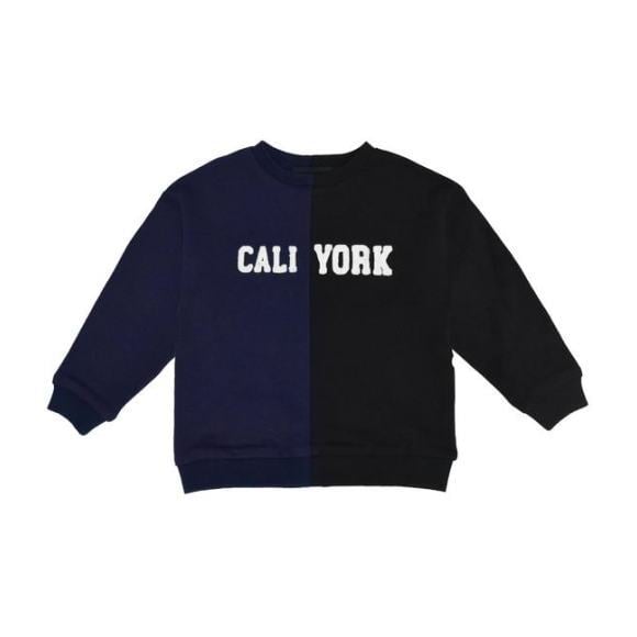 Embroidered Cali York Crewneck Sweatshirt Maisonette x Cynthia Rowley Tops Maisonette