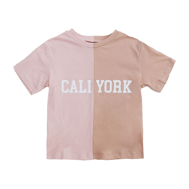 CaliYork T-Shirt, Pink/Beige