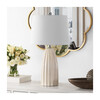 Kayden Ceramic Table Lamp, Cream - Lighting - 3