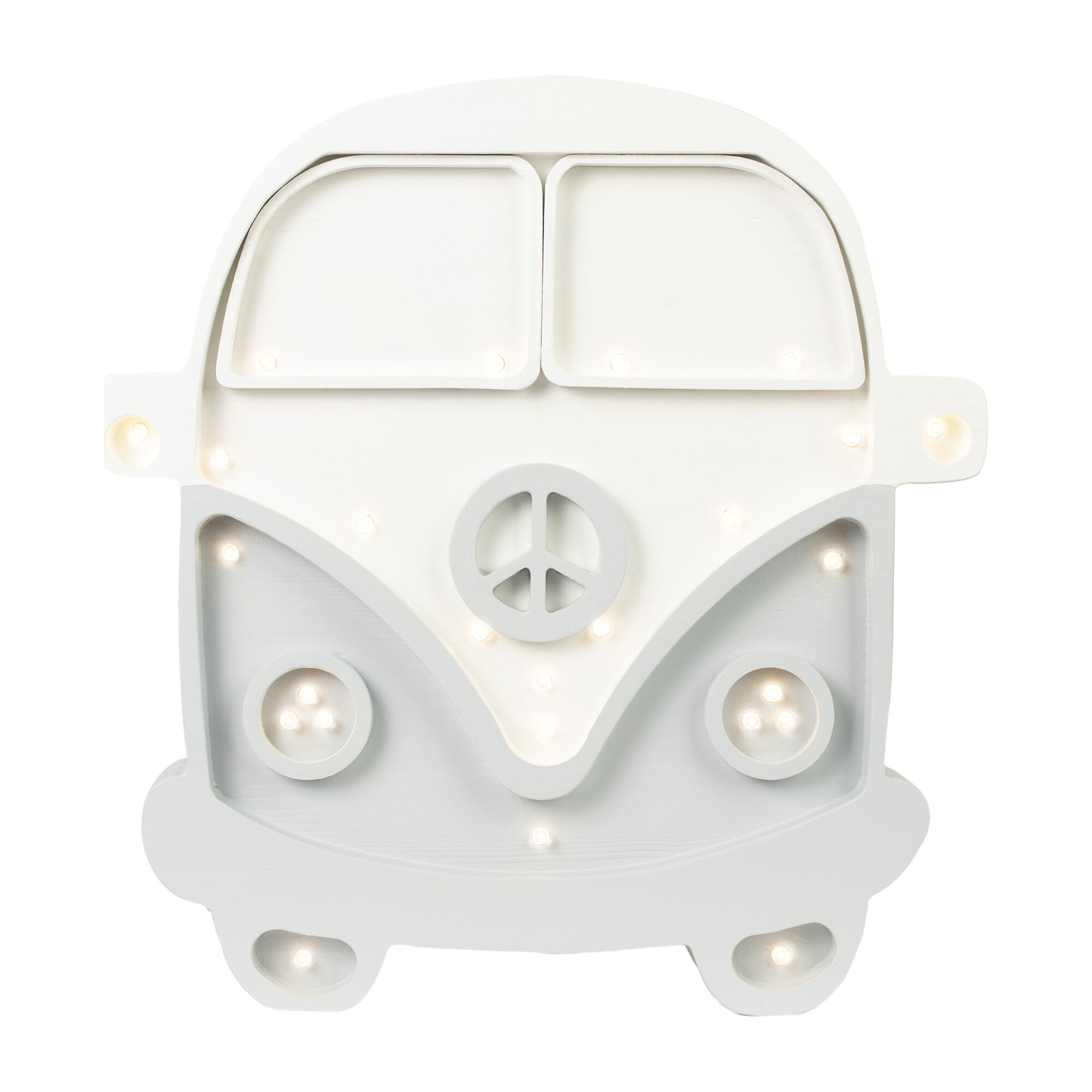 Van Lamp, White & Grey