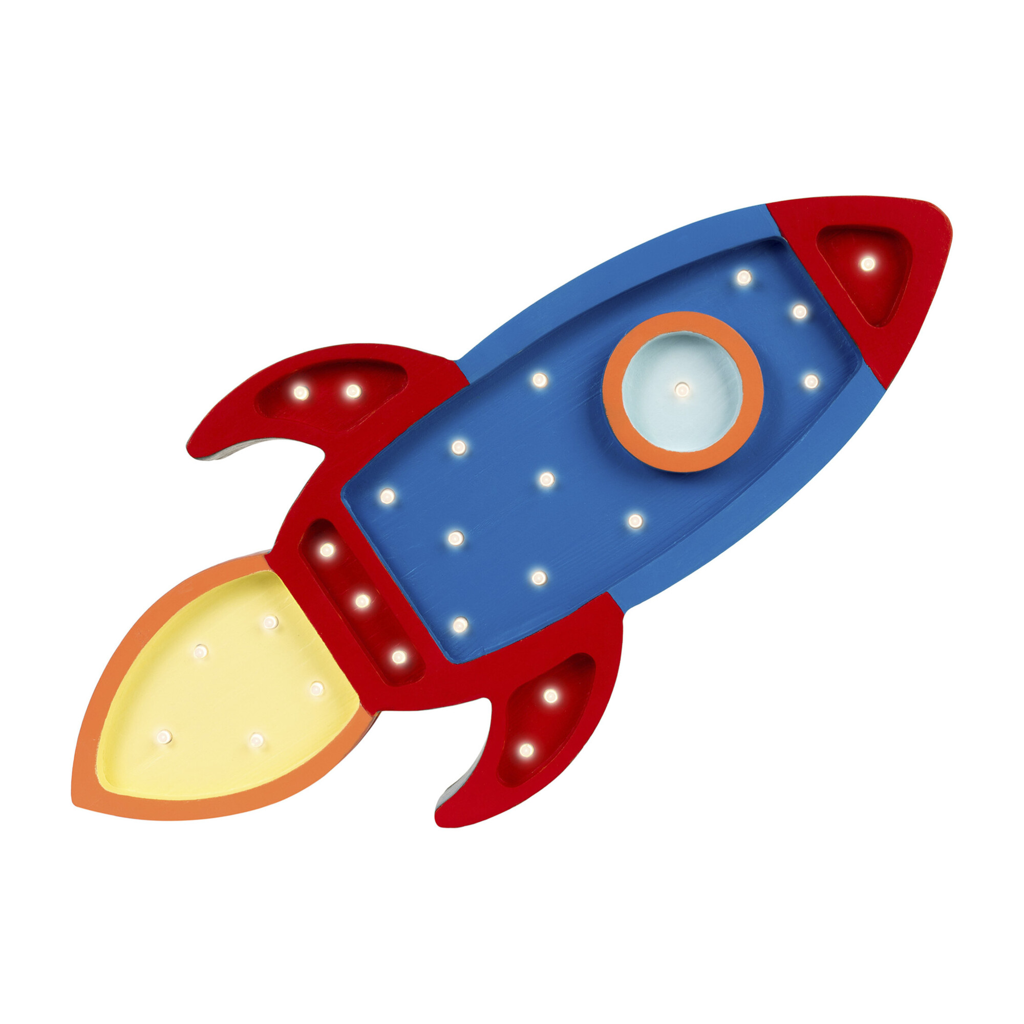 Space Rocket Lamp, Navy