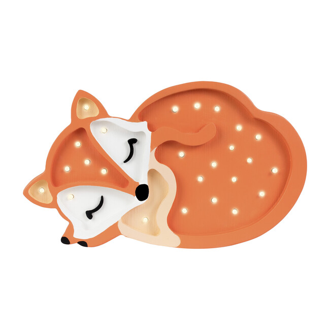Baby Fox Lamp, Orange - Lighting - 1