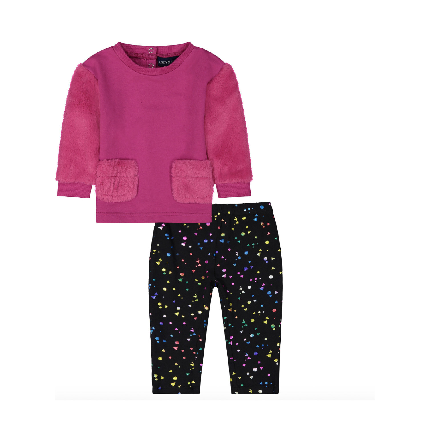 pink sweater and leggings set