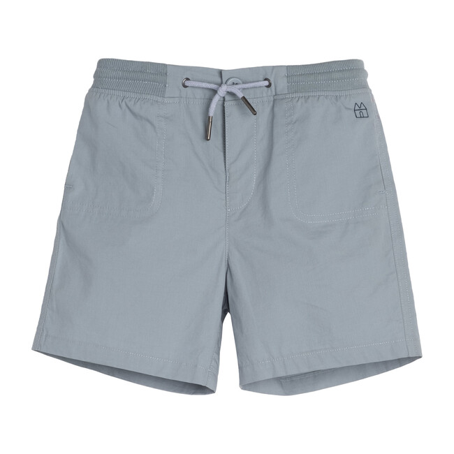 Davis Drawstring Short, Dusty Blue