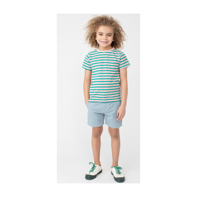 Davis Drawstring Short, Dusty Blue