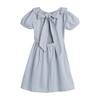 Blake Dress, Slate Blue Gingham - Dresses - 3