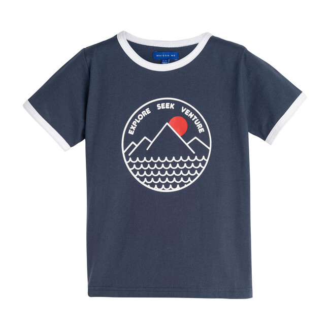 Explore Seek Venture Tee, Navy - Tees - 1