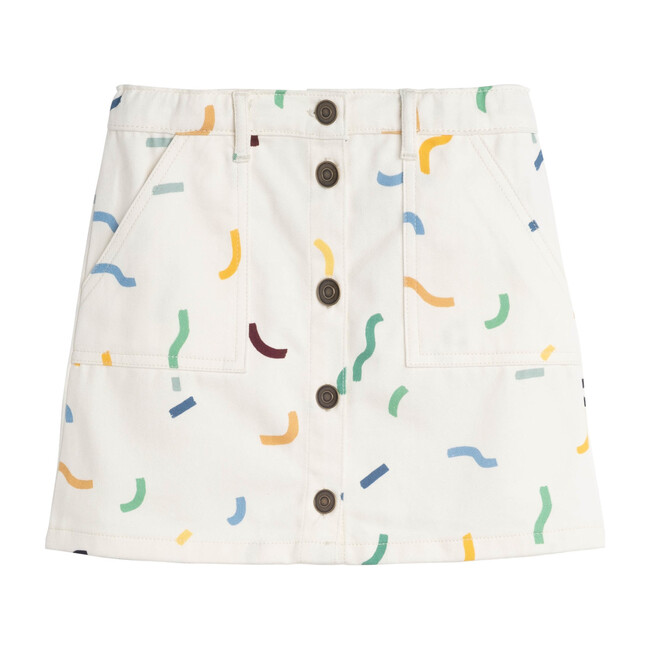 Harlow Snap Skirt, Squiggles - Skirts - 1