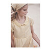 Emmalyn Short Sleeve Collared Dress, Marigold Check - Dresses - 2