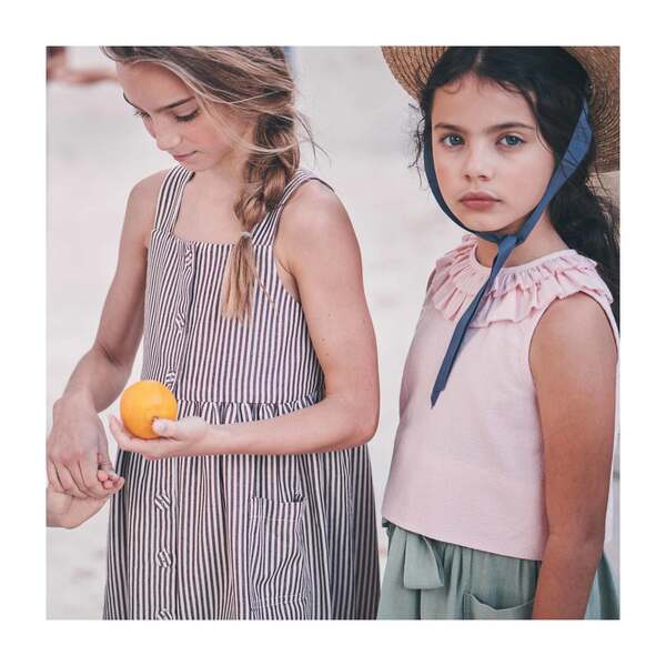 Maisie Ruffle Collar Top, Taffy Pink
