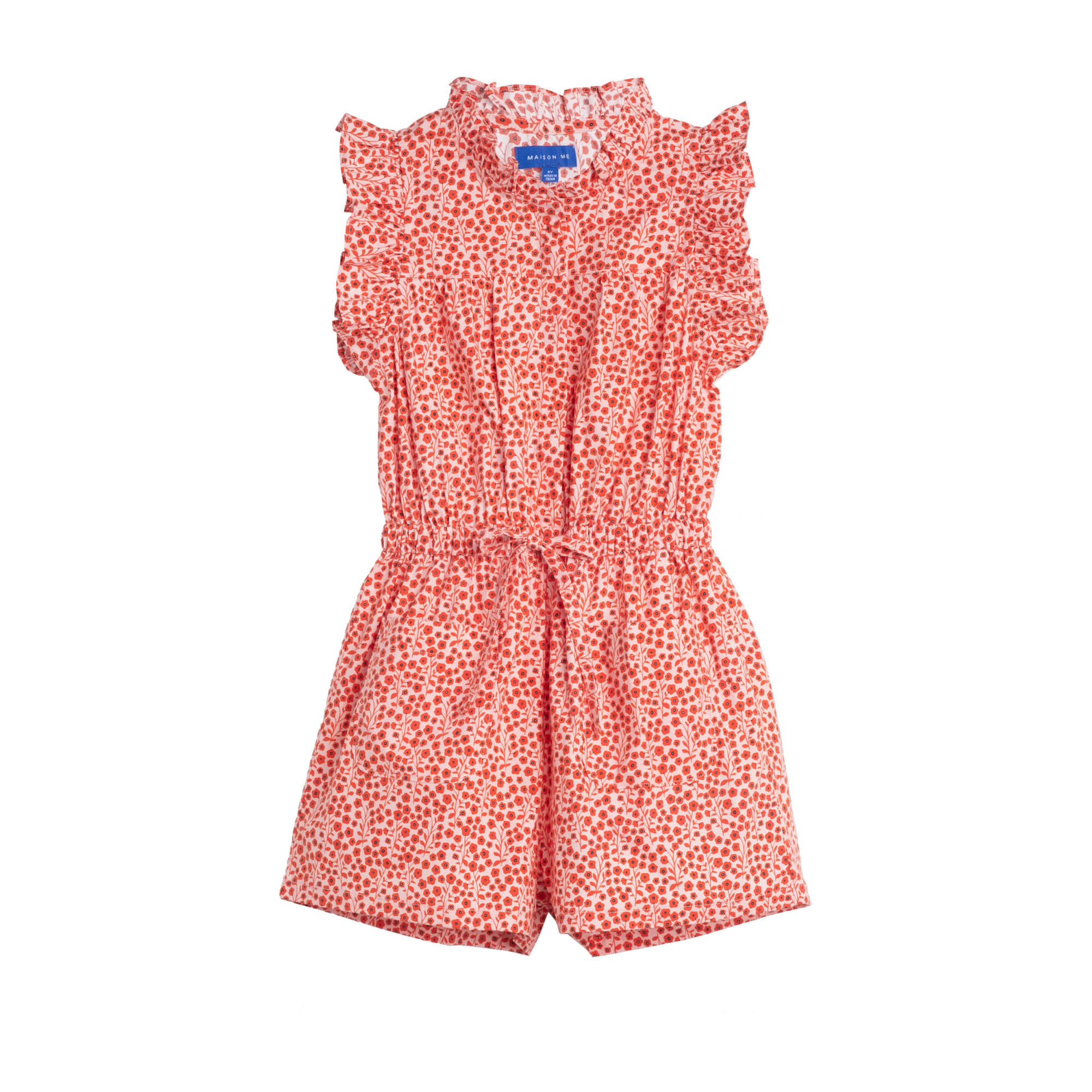 Maeve Romper, Pink Ditsy Floral
