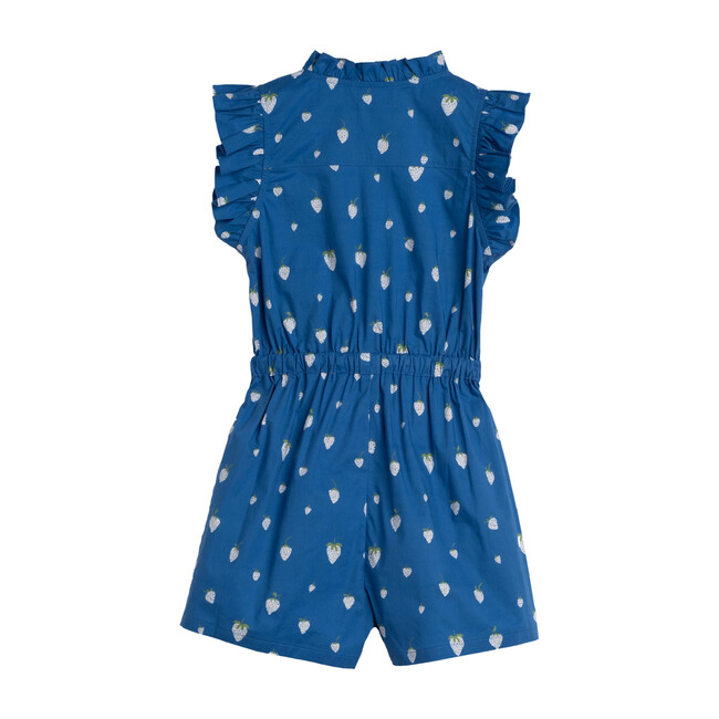 Maeve Romper, Blue Strawberries