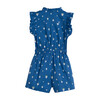 Maeve Romper, Blue Strawberries - Rompers - 2