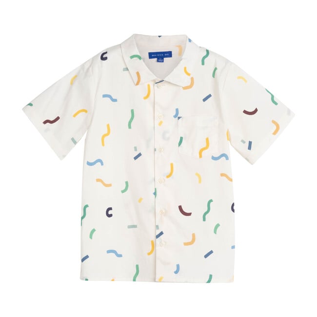 Oliver Short Sleeve Button Down, Squiggles