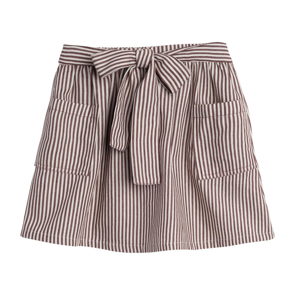 Willow Bow Skirt, Mocha Stripe - What's New Trending Exclusives ...
