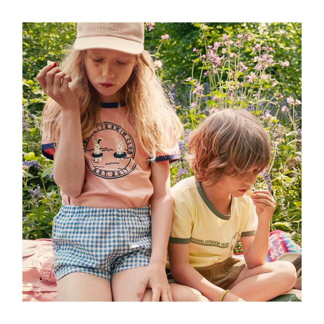 Swim Club Tee, Pink