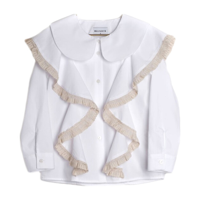Rebecca Shirt, White - Shirts - 1