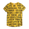 Sebastio Tee, Yellow Alphabet Soup - Tees - 1 - thumbnail