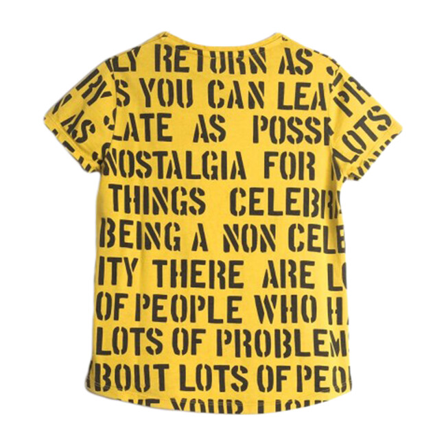 Sebastio Tee, Yellow Alphabet Soup - Tees - 2