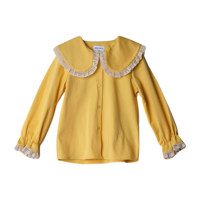 Noa Shirt, Yellow - Shirts - 1