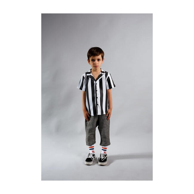 Bruno Shirt, White Stripes - Shirts - 3