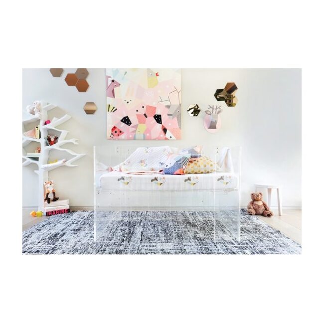 Vetro Crib, Clear Acrylic