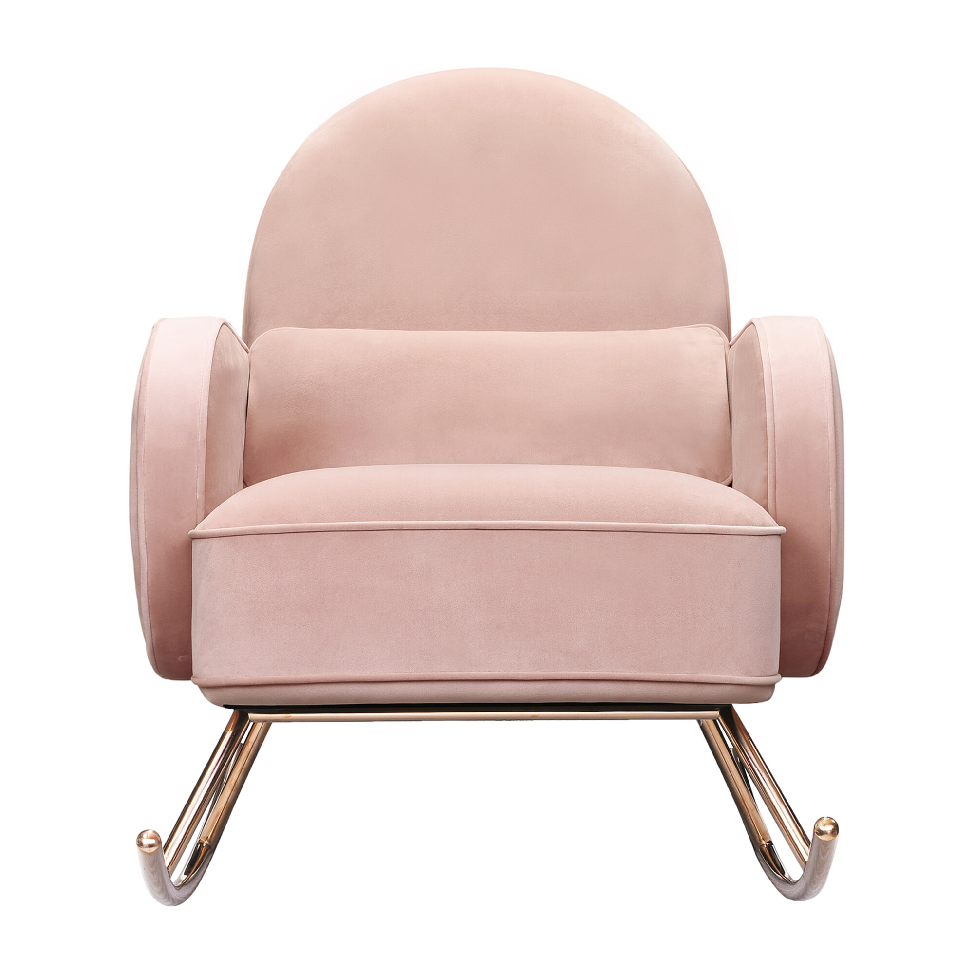 Compass Rocker, Blush Velvet