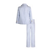 Two-Piece Suit Set, Blue Seersucker - Suits & Separates - 2