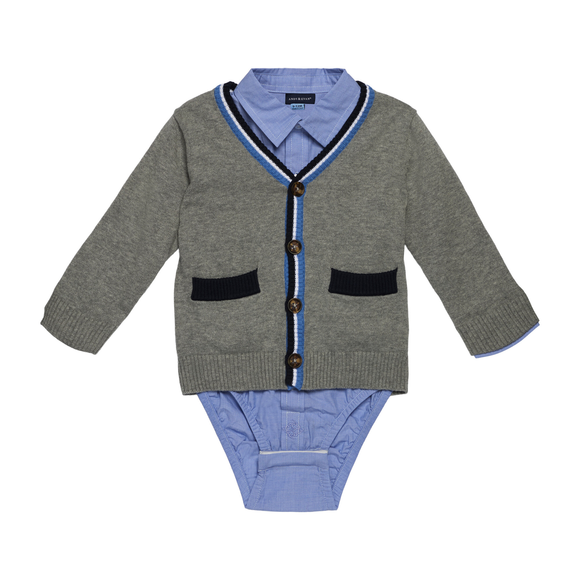 baby boy grey cardigan