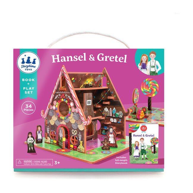 hansel and gretel toy house and storybook playset