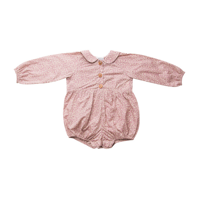 Cotton Duck, Duck, Goose Romper, Feather Fields Liberty Print - Rompers - 1