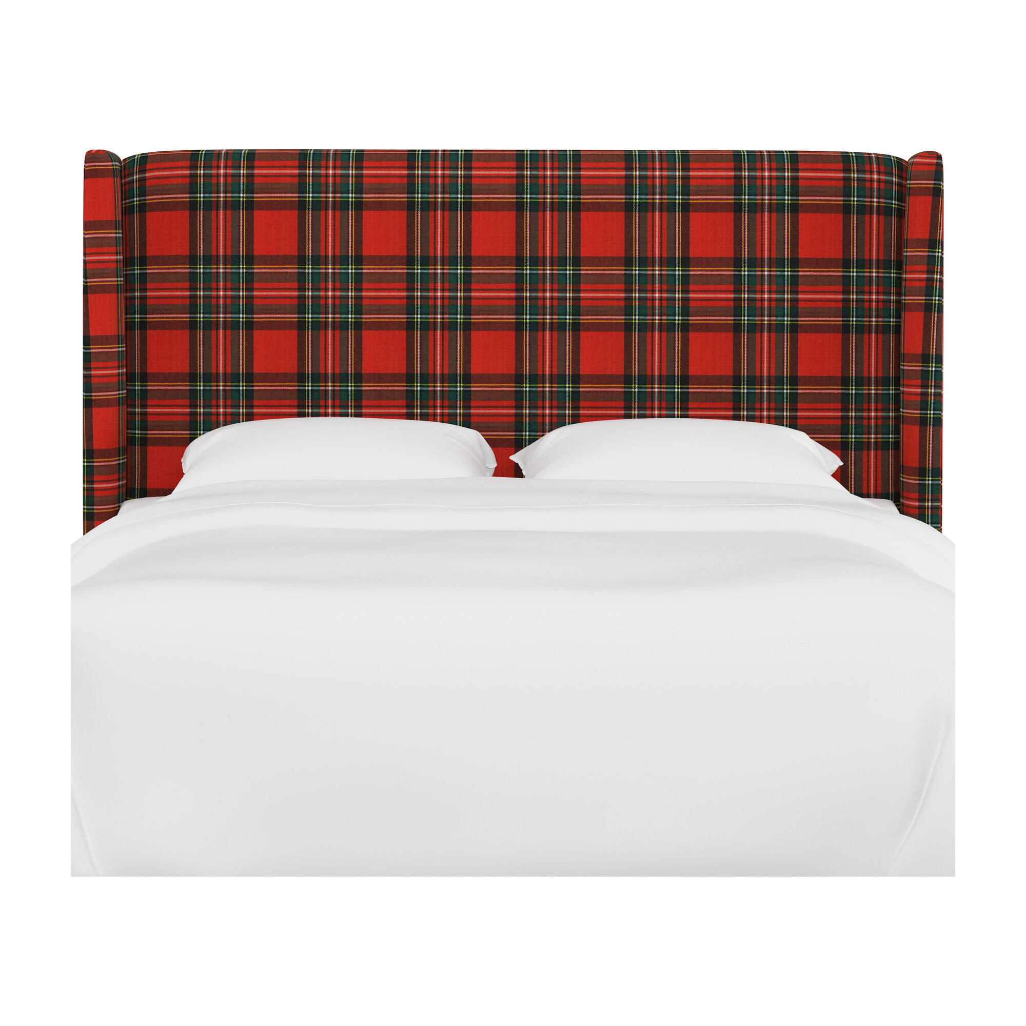 Archie Wingback Headboard, Stewart Tartan Home Furniture Beds