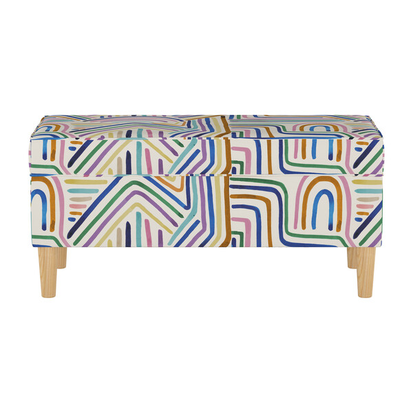 nursery storage bench