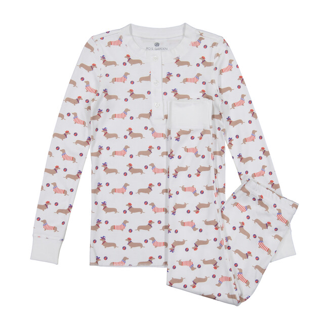 Cameron Kids Pajama Set, Le Hot Dog - Pajamas - 1