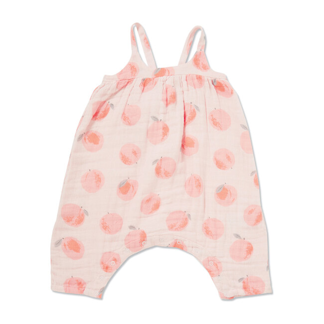 Peach - Baby Girl Clothing Rompers 