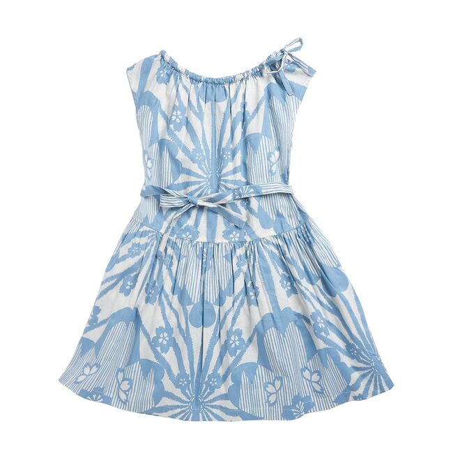 Notting Hill Dress, Blue Flower Print - Caramel Dresses | Maisonette