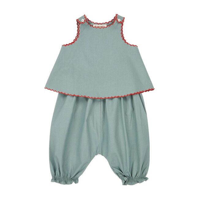 Green Park Baby Set, Stone Grey - Mixed Apparel Set - 1