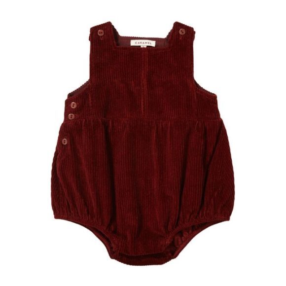 rust baby romper