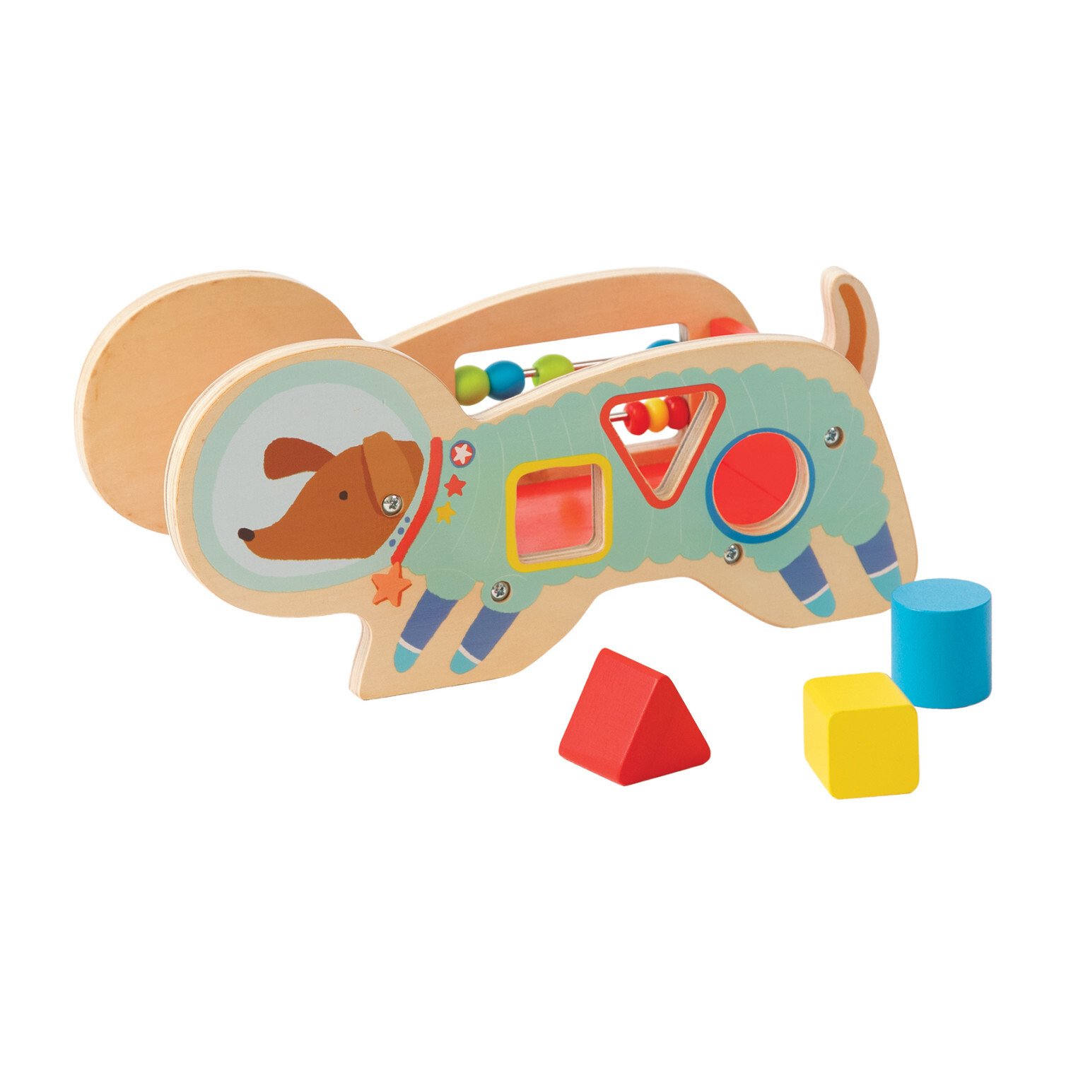 Wood Shaper Sorter Space Dog