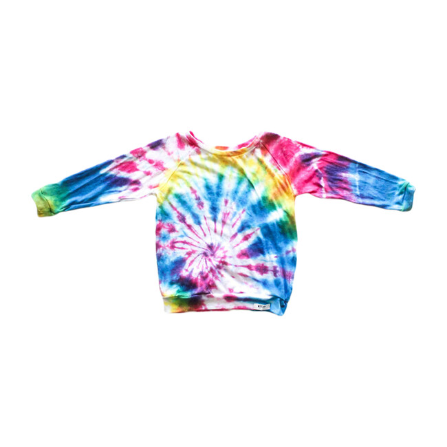 Raglan, Multicolor Tie Dye - Sweatshirts - 1