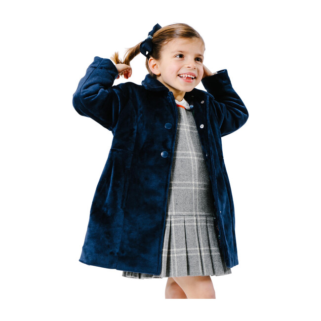 Classic Party Coat, Navy