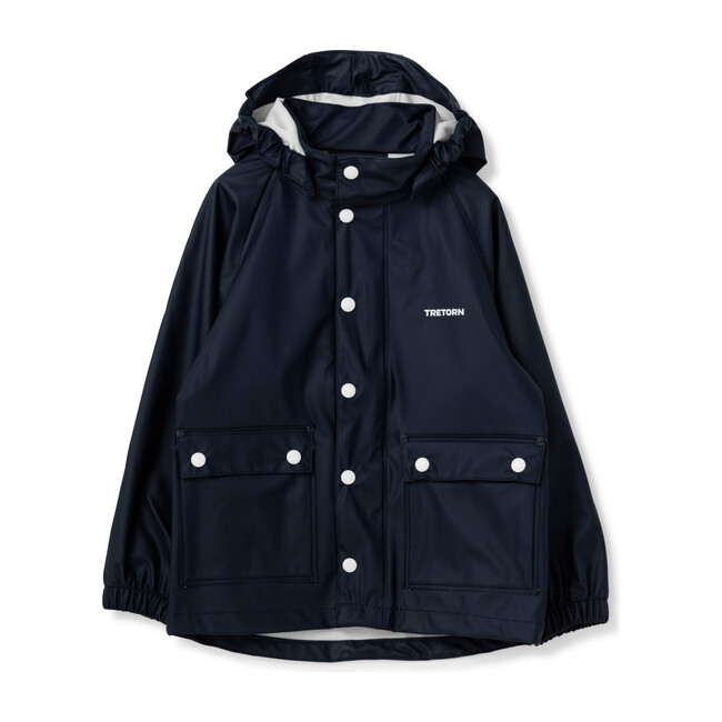 Kids Wings Raincoat, Navy - Raincoats - 1
