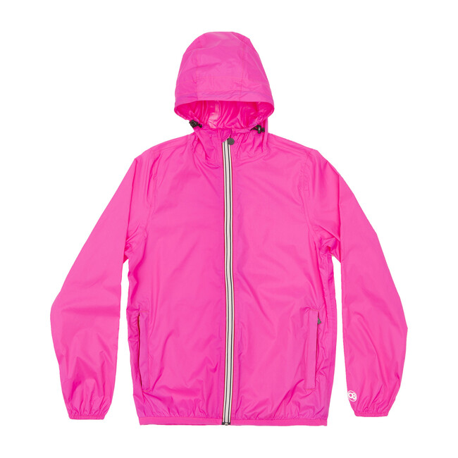 08 Sloane Full Zip Packable Rain Jacket- Mint