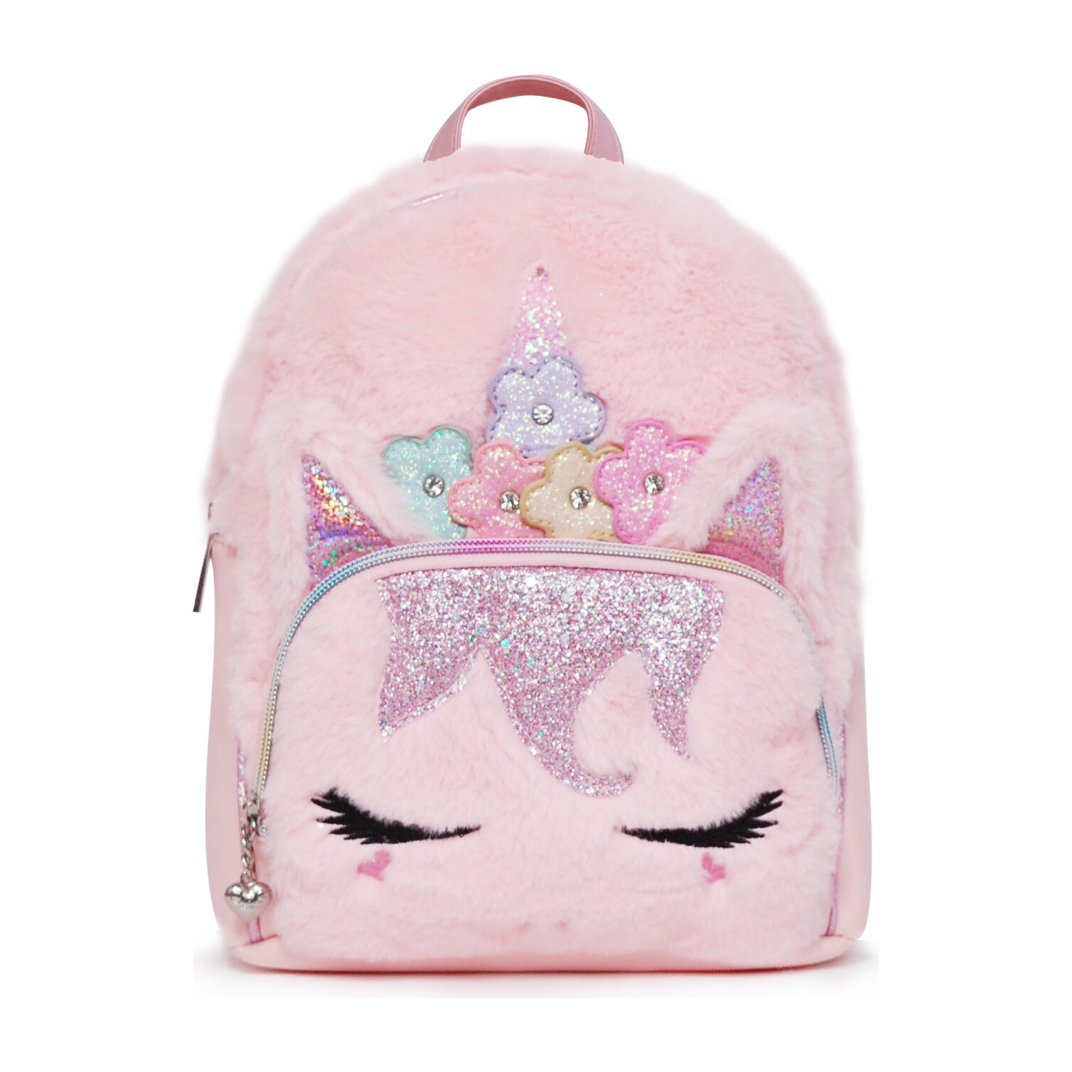 Miss Gwen Unicorn Plush Backpack, Pink - Kids Girl Accessories Bags ...
