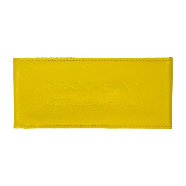 Leather Pouch, Yellow