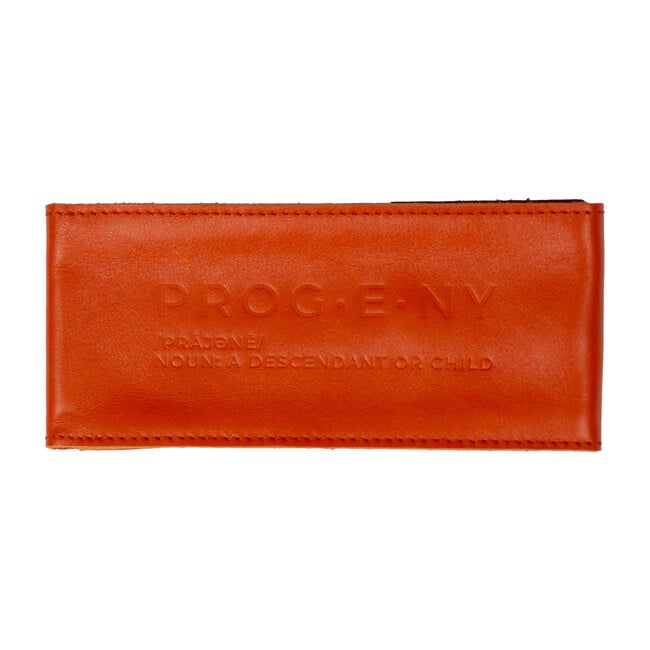 Leather Pouch, Orange