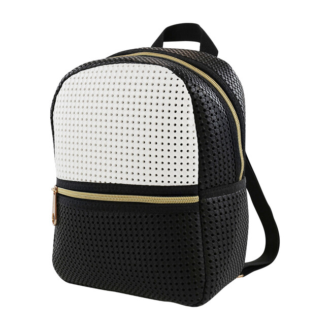 Little Miss Backpack, Black & White - Backpacks - 1